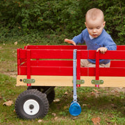 Toddler sippy cup attached to a wagon to keep it from dropping. BooginHead SippiGrip in Go Go Chevron