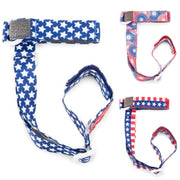 3 pack of patriotic BooginHead SippyGrips to celebrate the Fourth of July. Stars, Fireworks and Flag designs. All red white and blue